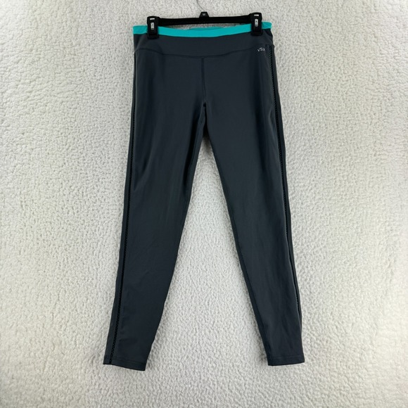 Victoria's Secret VSX Gray Pull On Leggings Womens‎ Athletic Stretch Yoga Size M - Picture 1 of 12